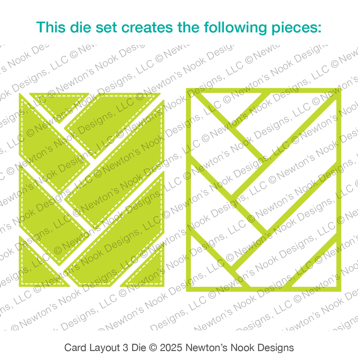 Newton's Nook, Card Layout 3 Die cut