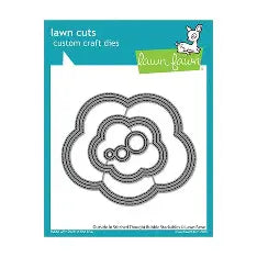 Lawn Fawn, Outside In Stitched Thought Bubble Die Cut