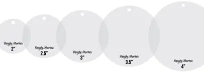 Simple Stories, Circle Photo Crops Set