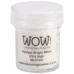 WOW, Opaque Bright White Ultra High Embossing Powder