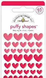 Doodlebug, Puffy Hearts, Pink