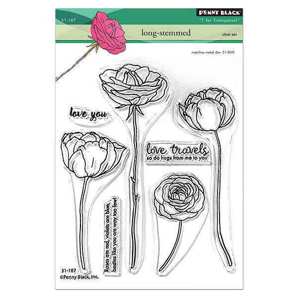 Penny Black, Stamp, Long-Stemmed