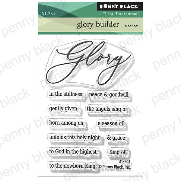 Penny Black, Clear Stamp, Glory Builder Pre-order