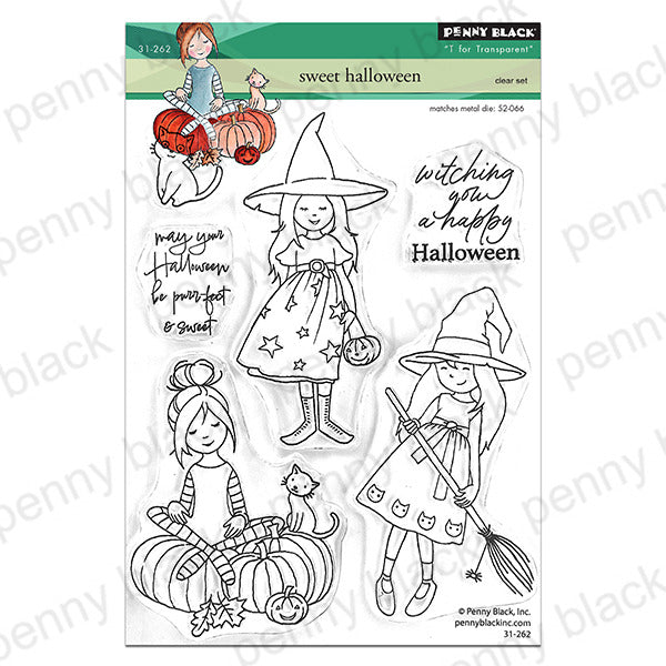 Penny Black, Clear Stamp, Sweet Halloween Pre-order