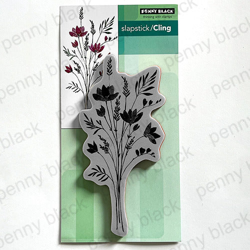 Penny Black, Cling Stamp, Delicate Blossoms