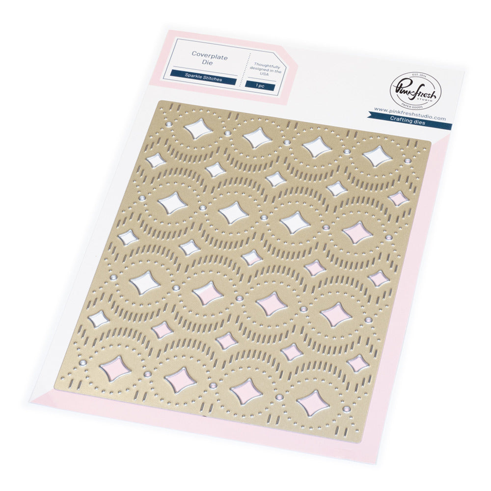 Pink Fresh Studio, Coverplate Die, Sparkle Stitches