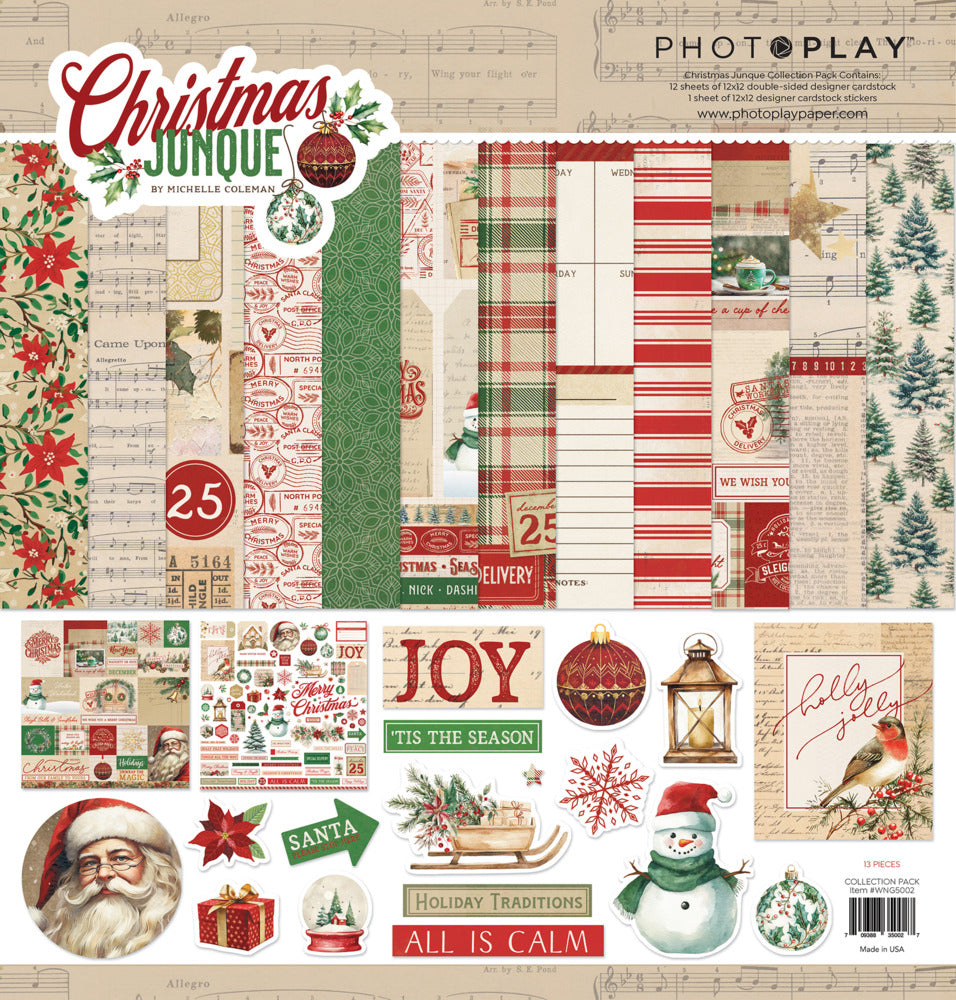 Photoplay; 12x12 Collection Pack, Christmas Junque
