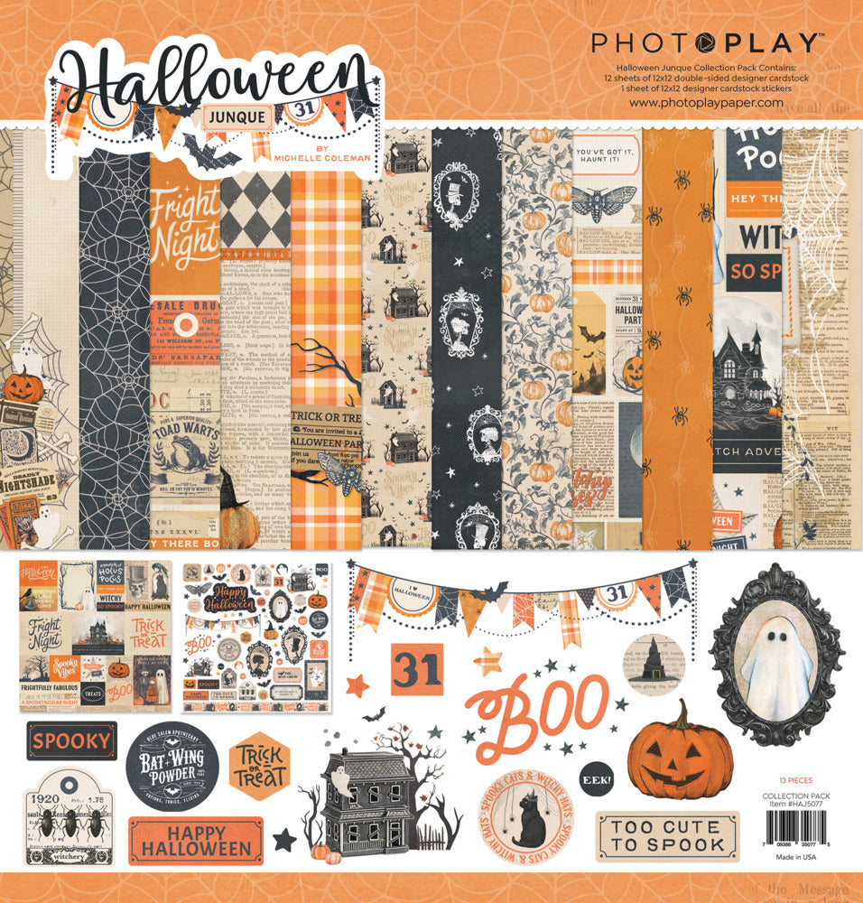 Photoplay; 12x12 Collection Pack, Halloween Junque