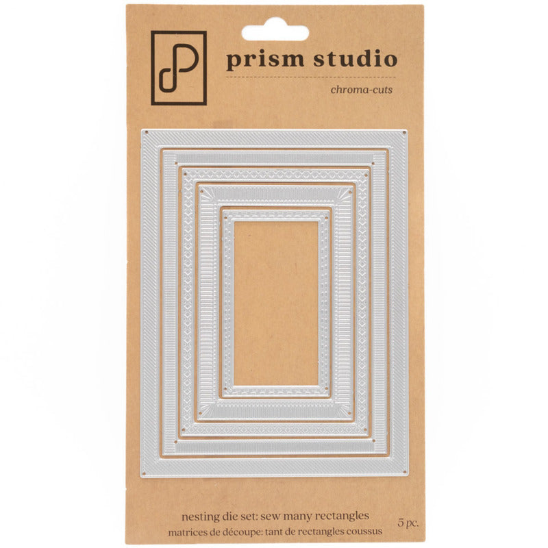 Prism Studio, Sew Many Stitched Rectangles Dies