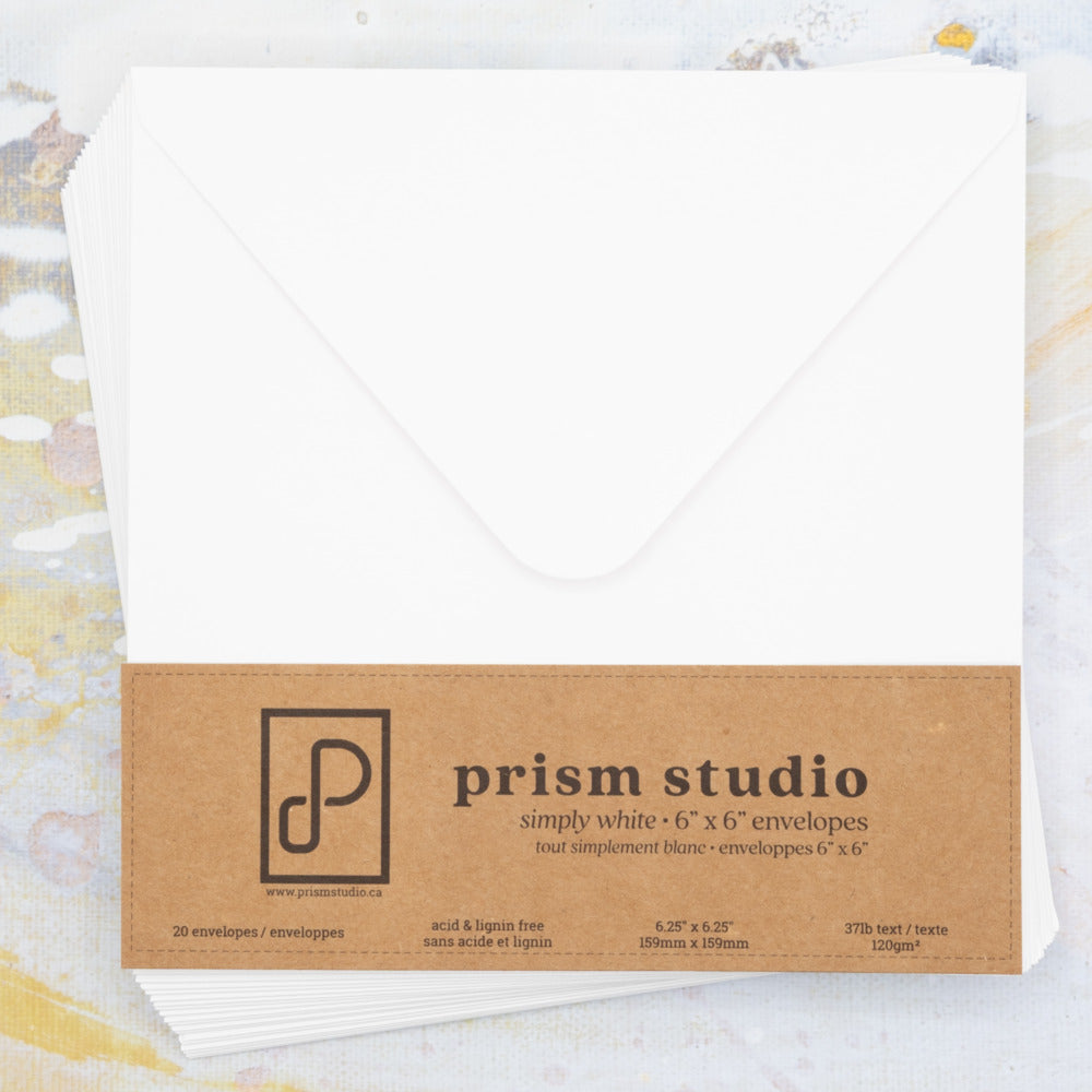 Prism Studio; Envelopes 6x6; Simply White