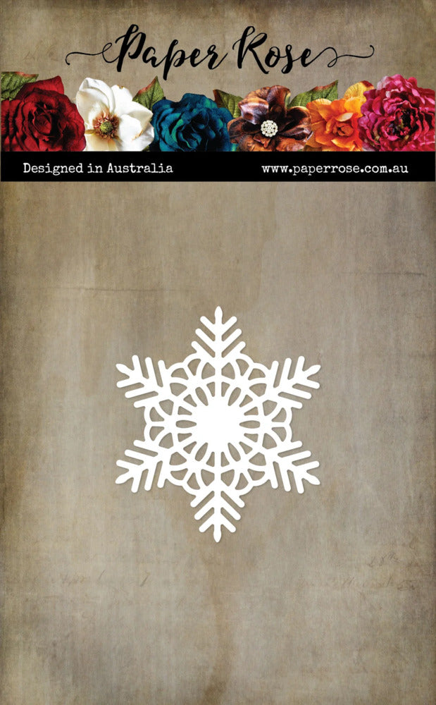Paper Rose; Christmas Snowflake 3 Metal Die