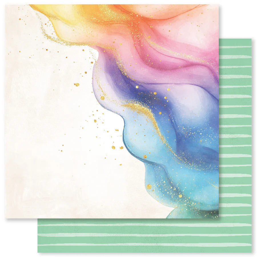 Paper Rose, 12X12 Paper, Birthday Fun Basics E