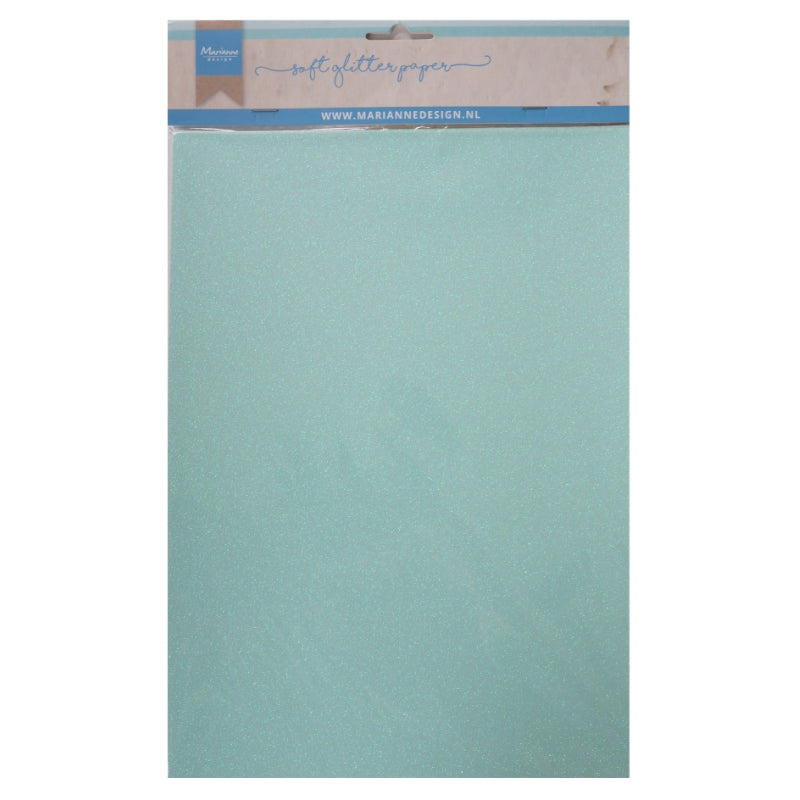 TSC Promo- Marianne Design Glitter Paper light Blue