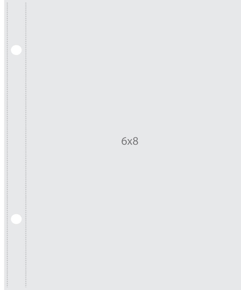 Simple Stories, Snap, 6x8 Album Pocket Pages, 6x8