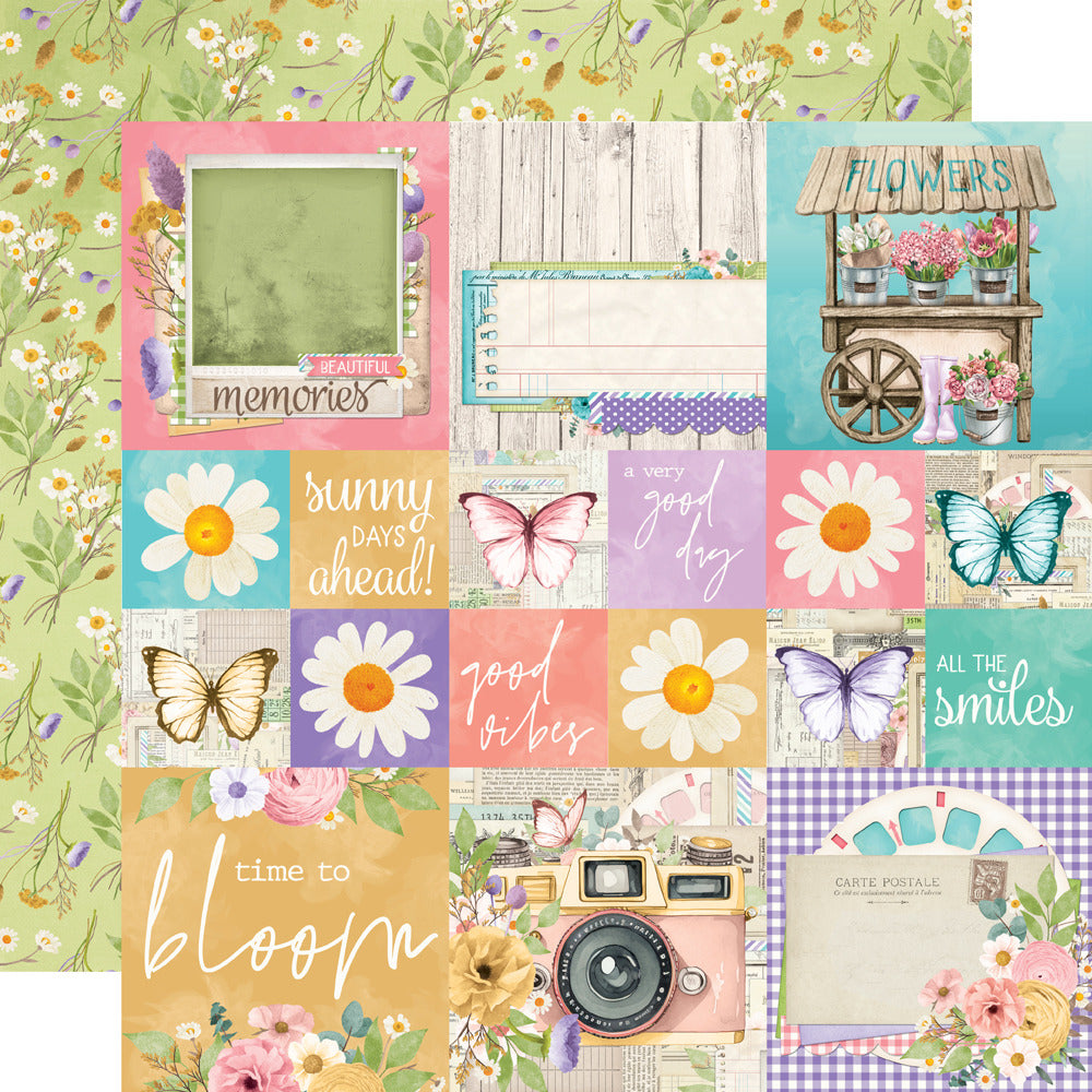 Simple Stories, Simple Vintage Flower Shoppe - 2x2/4x4 Elements