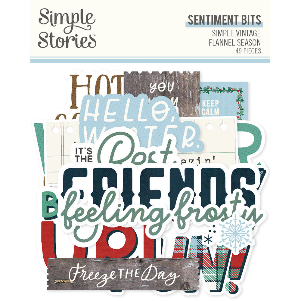 Simple Stories, Simple Vintage Flannel Season Sentiments