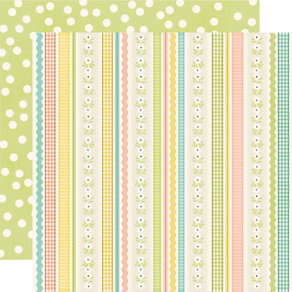 Simple Stories, 12X12 Patterned Paper, Say Cheese Classic Pooh Baby - Simply Adorable