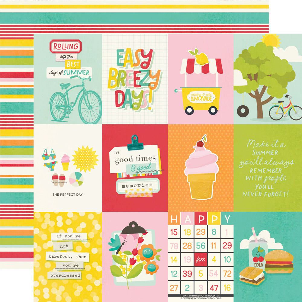 Simple Stories, Sweet Summertime 3x4