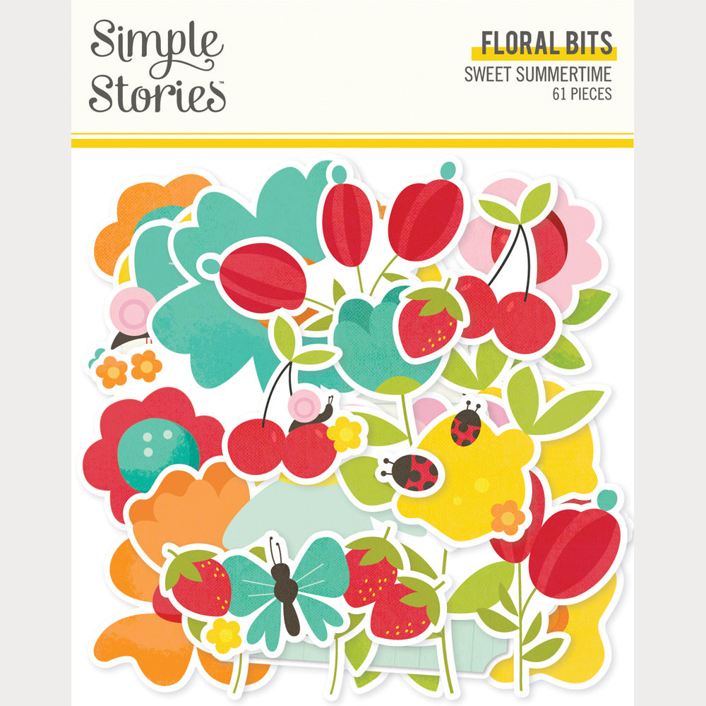Simple Stories, Floral Bits & Pieces, Sweet Summertime