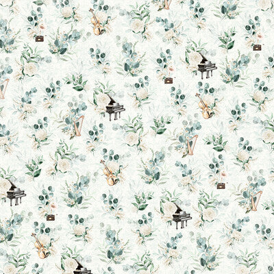 Simple Stories, 12X12 Patterned Paper, Simple Vintage Timeless Harmony - Perfect Harmony