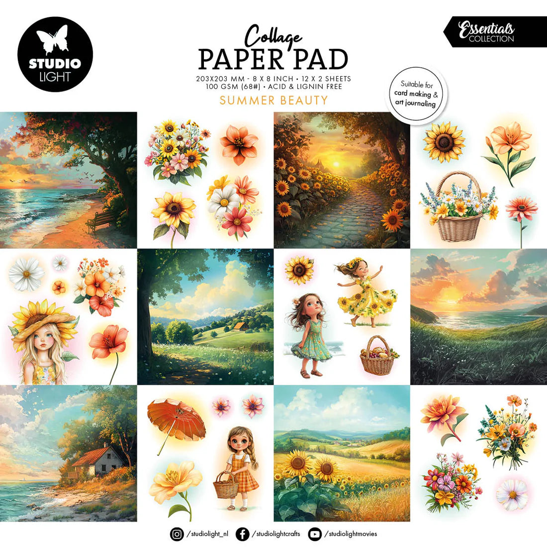 Studio Light, Summer Beauty Paper Pad