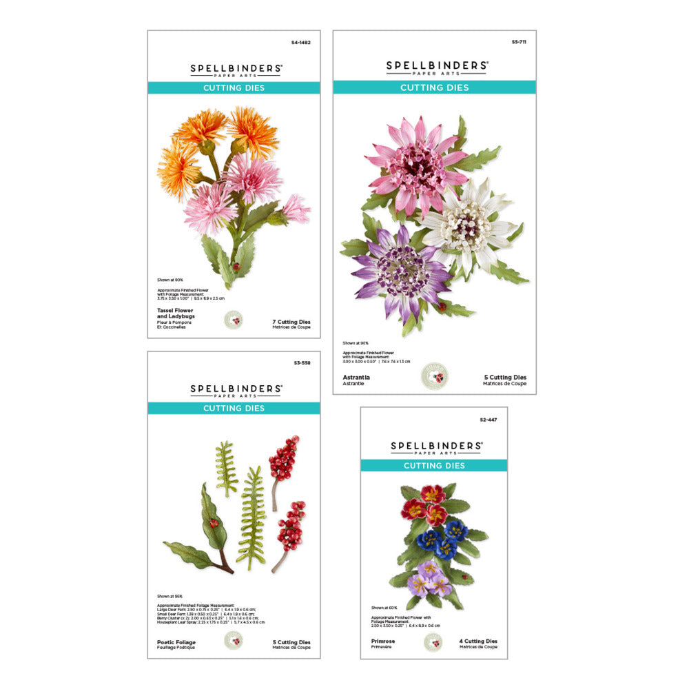 Spellbinders, Die Bundle, Serenity Garden Pre-order