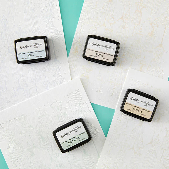 Spellbinders, Betterress Mini Ink Pads + Reinkers Bundle, Blushing Macarons, Pre-order