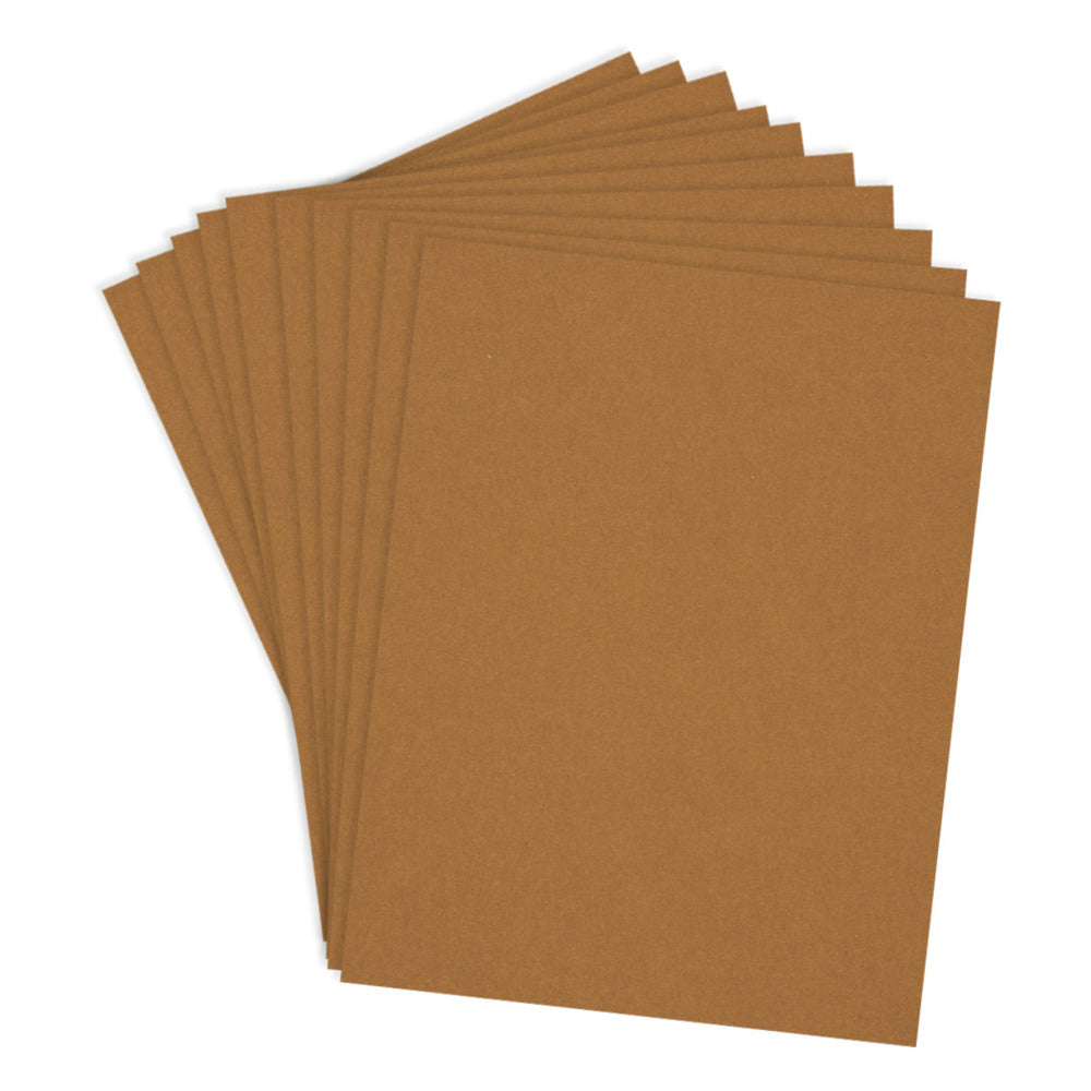 Spellbinders, ColorWheel Cardstock, Terra Cotta , 8.5x11, Pkg of 10 sheets