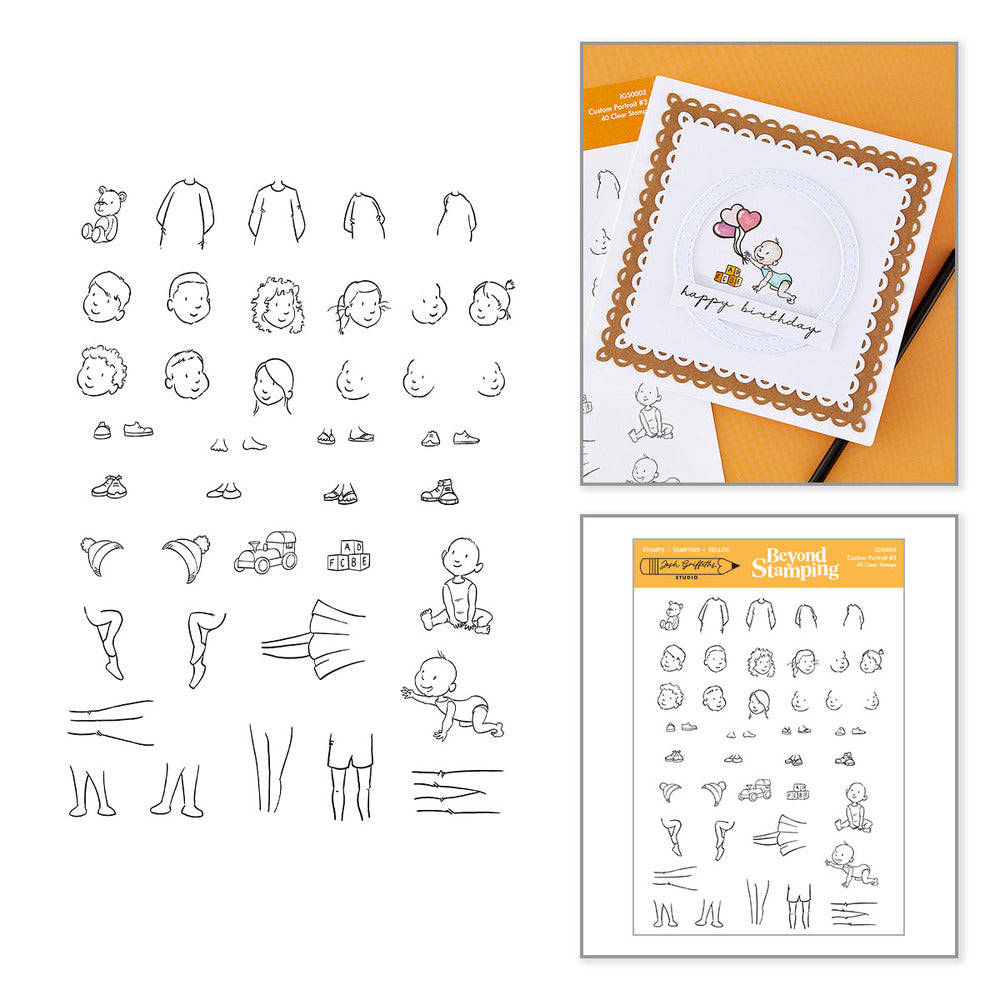 Spellbinders, Beyond Stamping Custom Portrait #3, Pre-order