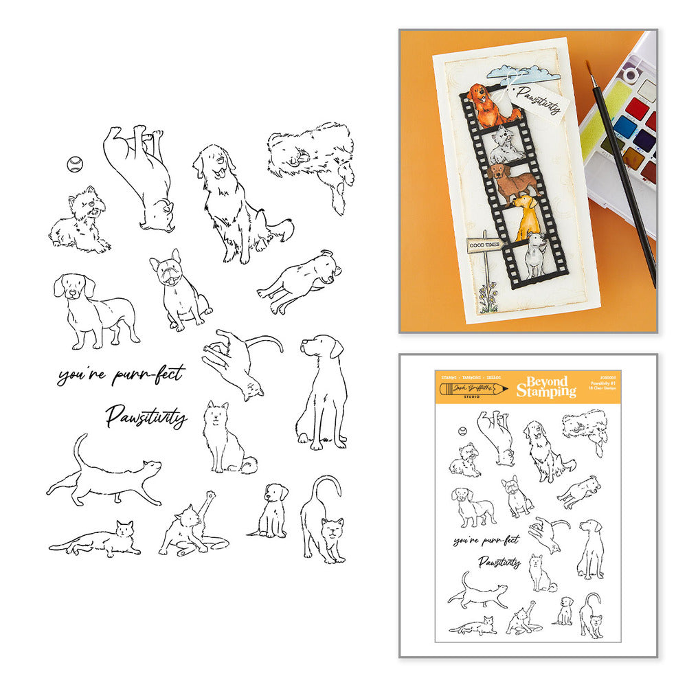 Spellbidners, Clear Stamp, Beyond Stamping Pawsitivity #1 Pre-order