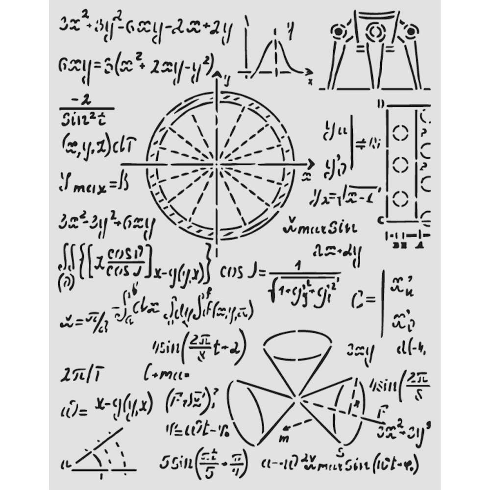 Stamperai, Thick Stencil, A New Beginning - Formulas Pre-order