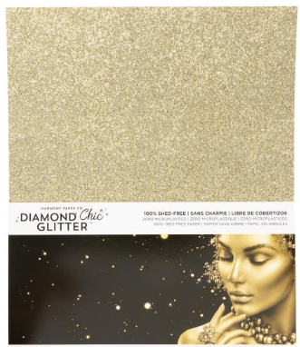 Nicole Craft Brands, Harmony Paper Company, Diamond Chic Glitter, Gold Dust