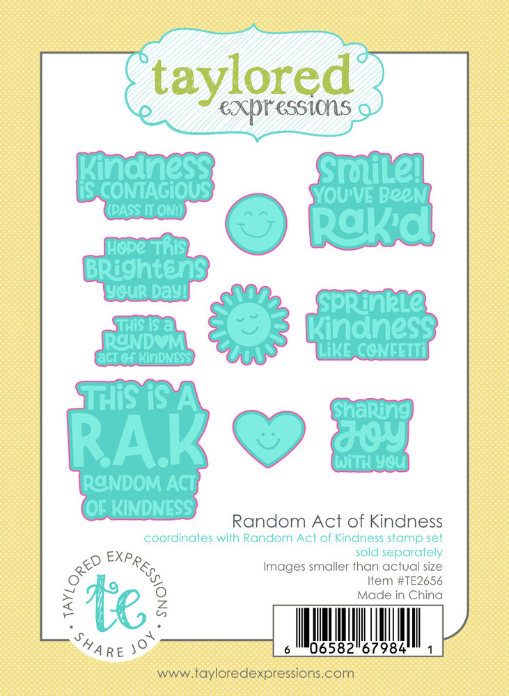 Taylored Expressions, Die, Random Act of Kindness Pre-order
