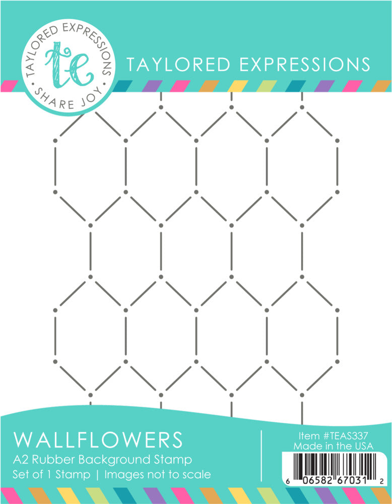 Taylored Expressions, Cling Stamp, Wallflowers Background