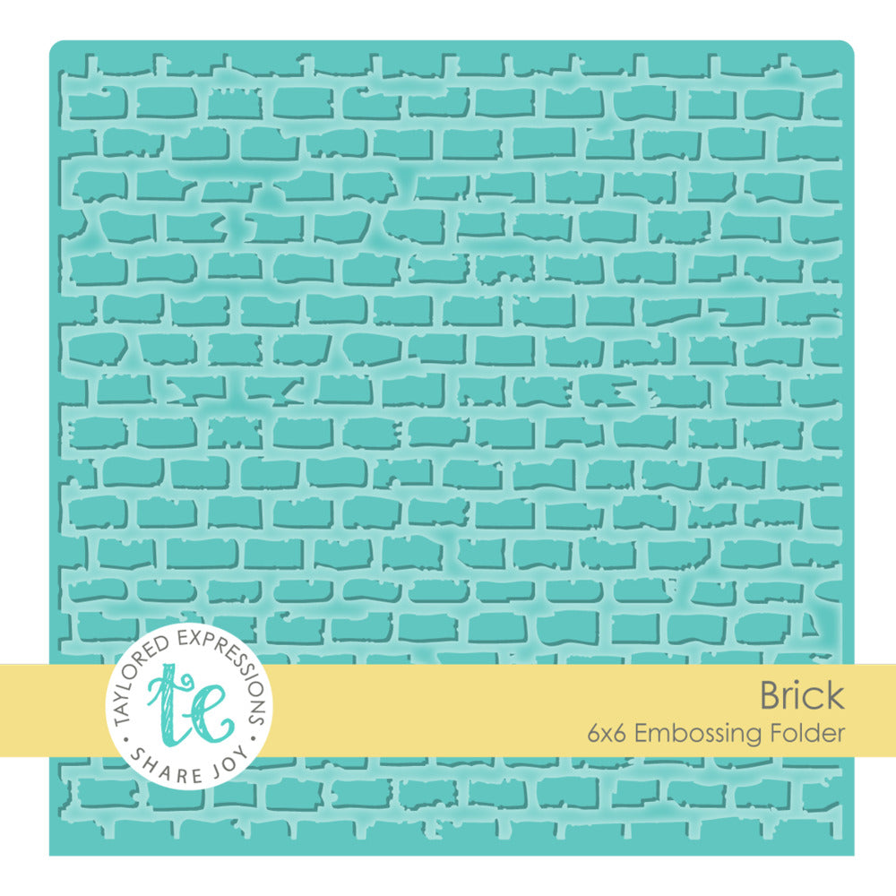 Taylored Expressions, Embossing Folder, Brick