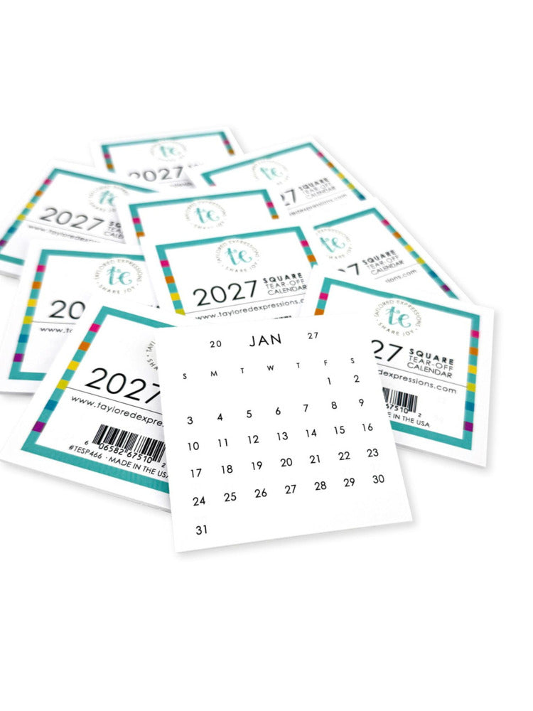 Taylored Expressions, Square Tear-Off Calendars, 2027 (Set of 10) Pre-order
