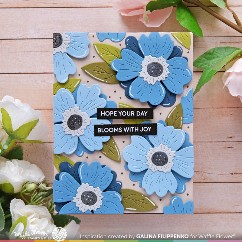 Waffle Flower, Die, Flower Focal