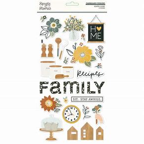 Simple Stories, Hearth & Home Chipboard