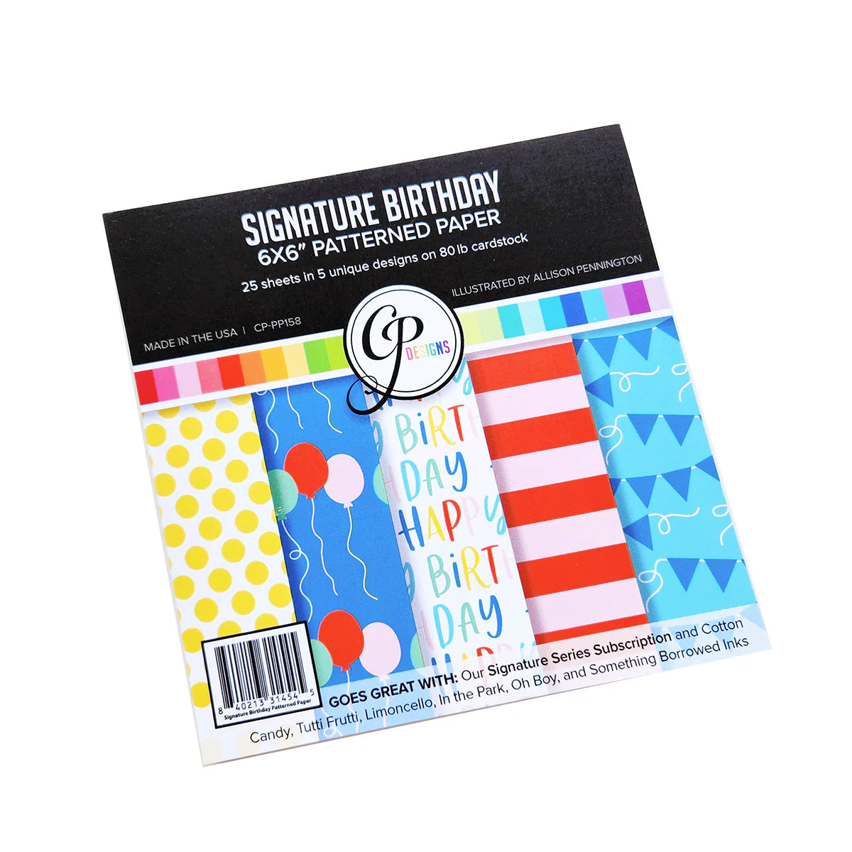 Catherine Pooler, Signature Birthday Paper Pad