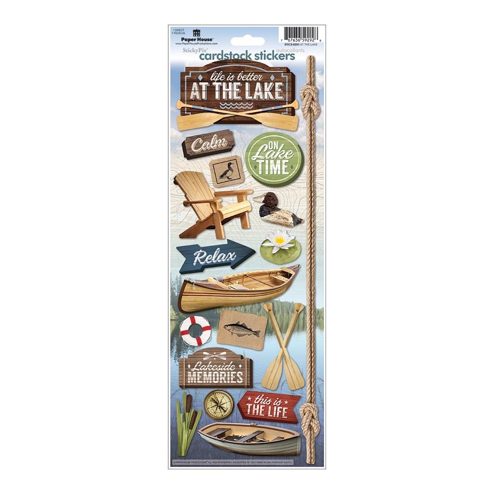 Paper House, At the Lake Sticker sheet
