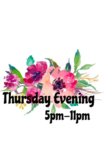 Creative Gathering Thursday Evening Only, April 30, 2026, 4-10pm