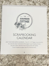 The Scrapbook Cottage, 12x12 Undated Calendar