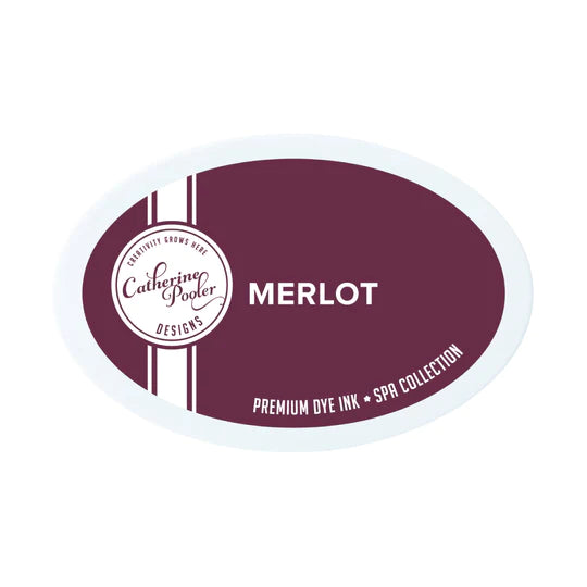 Catherine Pooler, Full-Size Ink Pad, Spa Collection, Merlot ( Ink pad & re-inker)