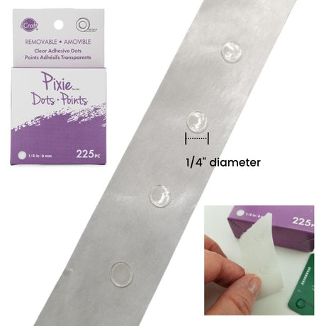 iCraft Pixie Dots, Removable Adhesive Dots