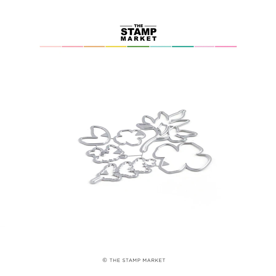 The Stamp Market, Flora Stamp & Die Cut