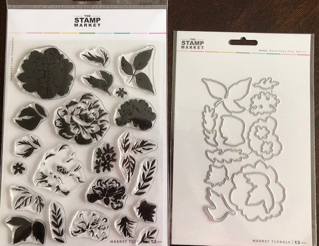 The Stamp Market, Market Floral Stamp & Die Set