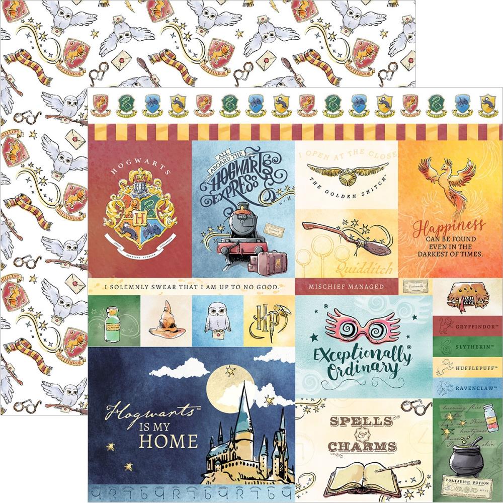 Paper House, Wizarding World, Harry Potter Watercolor Tags