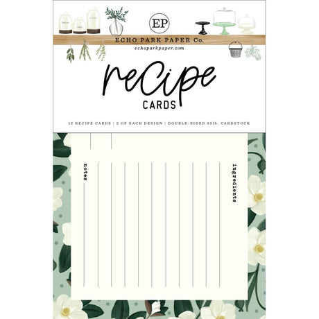 Echo Park, Home Again, Recipe Cards