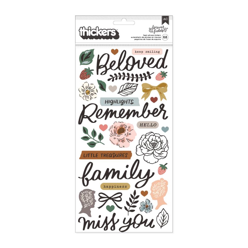 American Crafts, Maggie Holmes, Forever Fields, Thickers Phrases