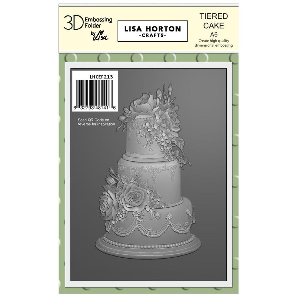 Lisa Horton Crafts, Tiered Cake 3D Embossing Folder and Die